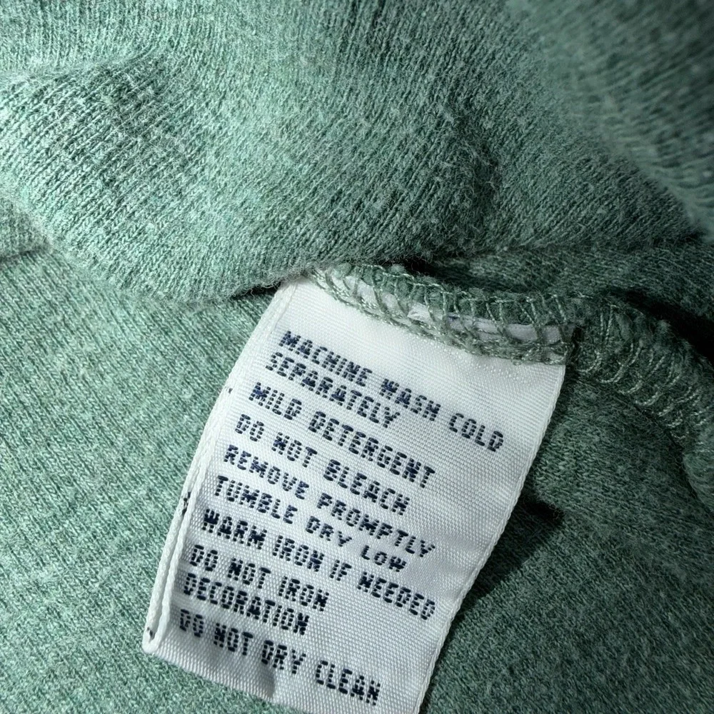 Vtg Polo Ralph Lauren Mens Sweater XL Green Quarter Zip Pony Preppy Estate Rib